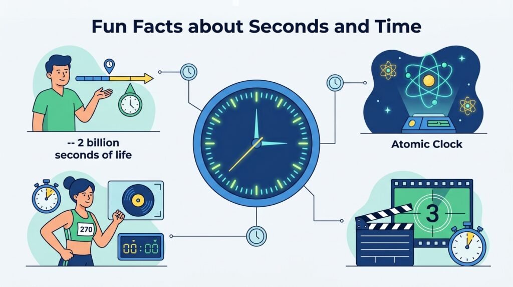 Fun Facts rund um Sekunden und Zeit