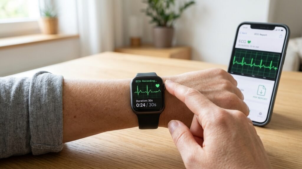 So funktioniert die EKG-Messung am Handgelenk