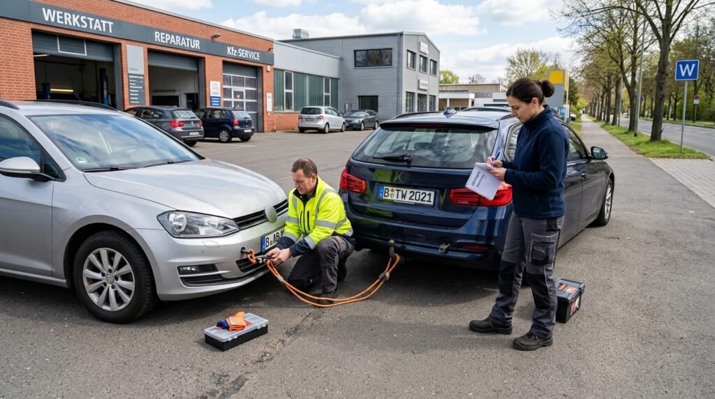 Was tun nach dem Abschleppen