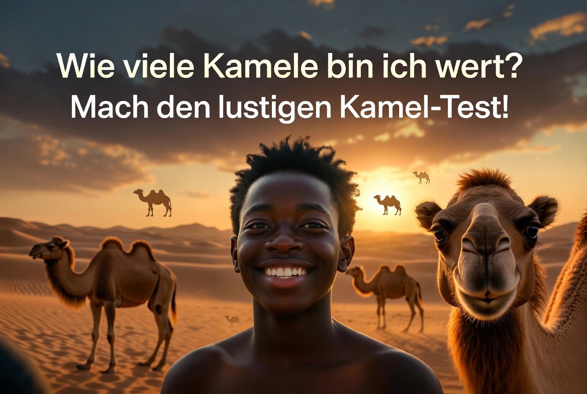 wie viele kamele bin ich wert